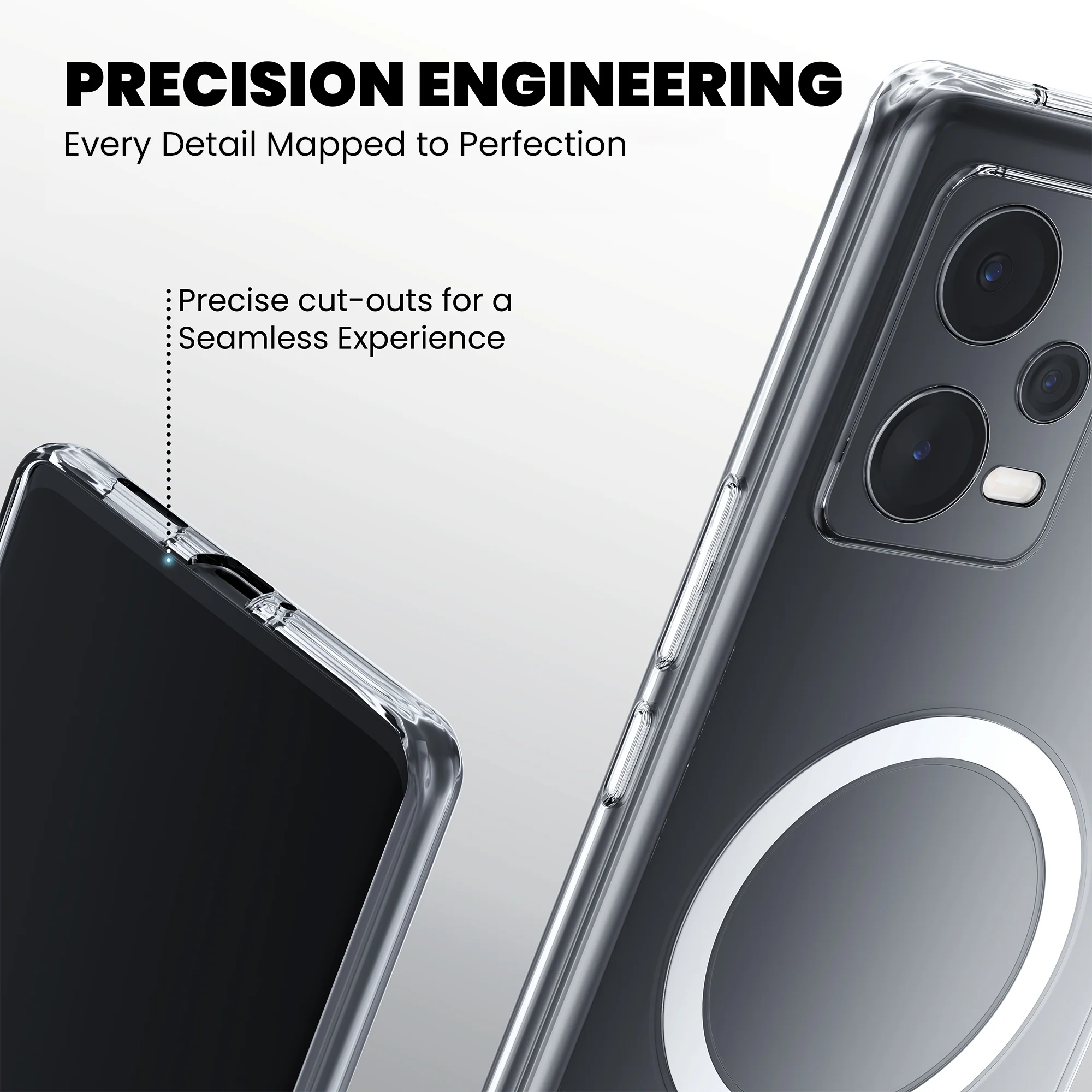 Anti-Yellow Magsafe Clear Case - Redmi Note 10 Lite - Image 9