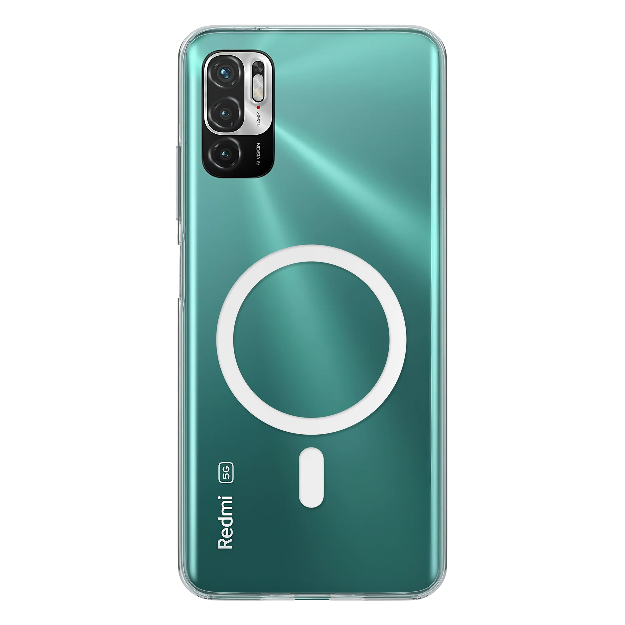 Anti-Yellow Magsafe Clear Case - Redmi Note 10T 5G