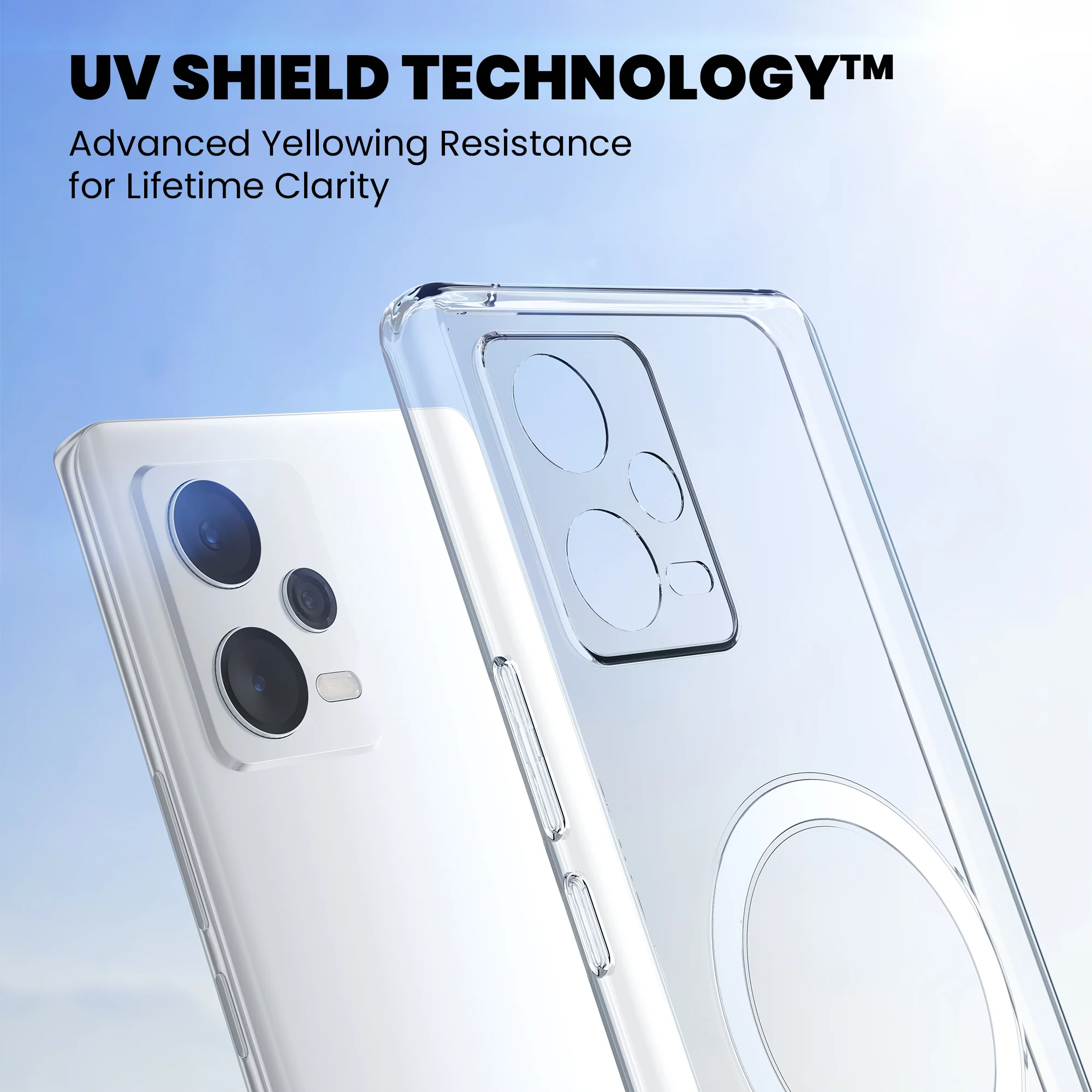 Anti-Yellow Magsafe Clear Case - Redmi Note 11S - Image 3
