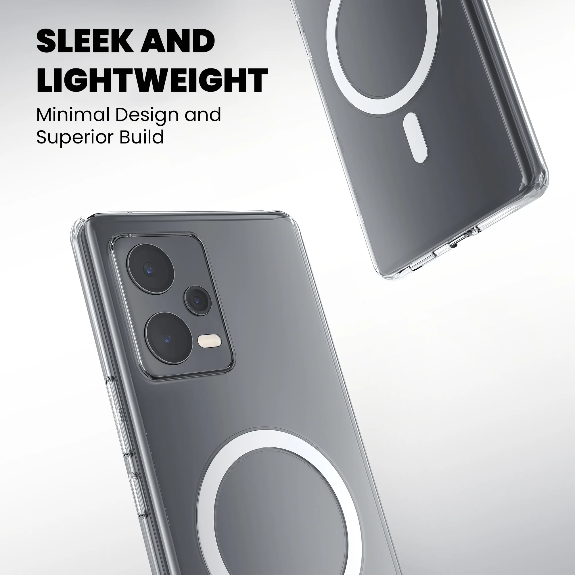 Anti-Yellow Magsafe Clear Case - Redmi Note 11T 5G - Image 2