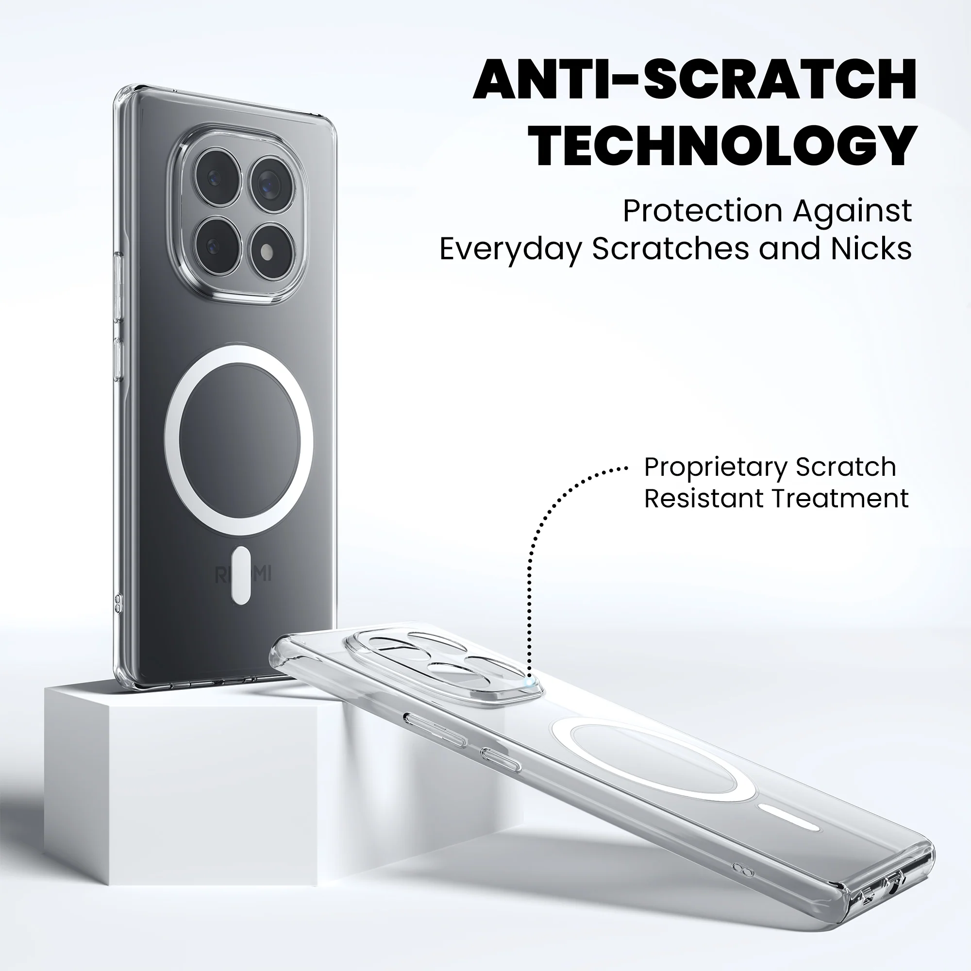 Anti-Yellow Magsafe Clear Case - Redmi Note 14 Pro Plus 5G - Image 7