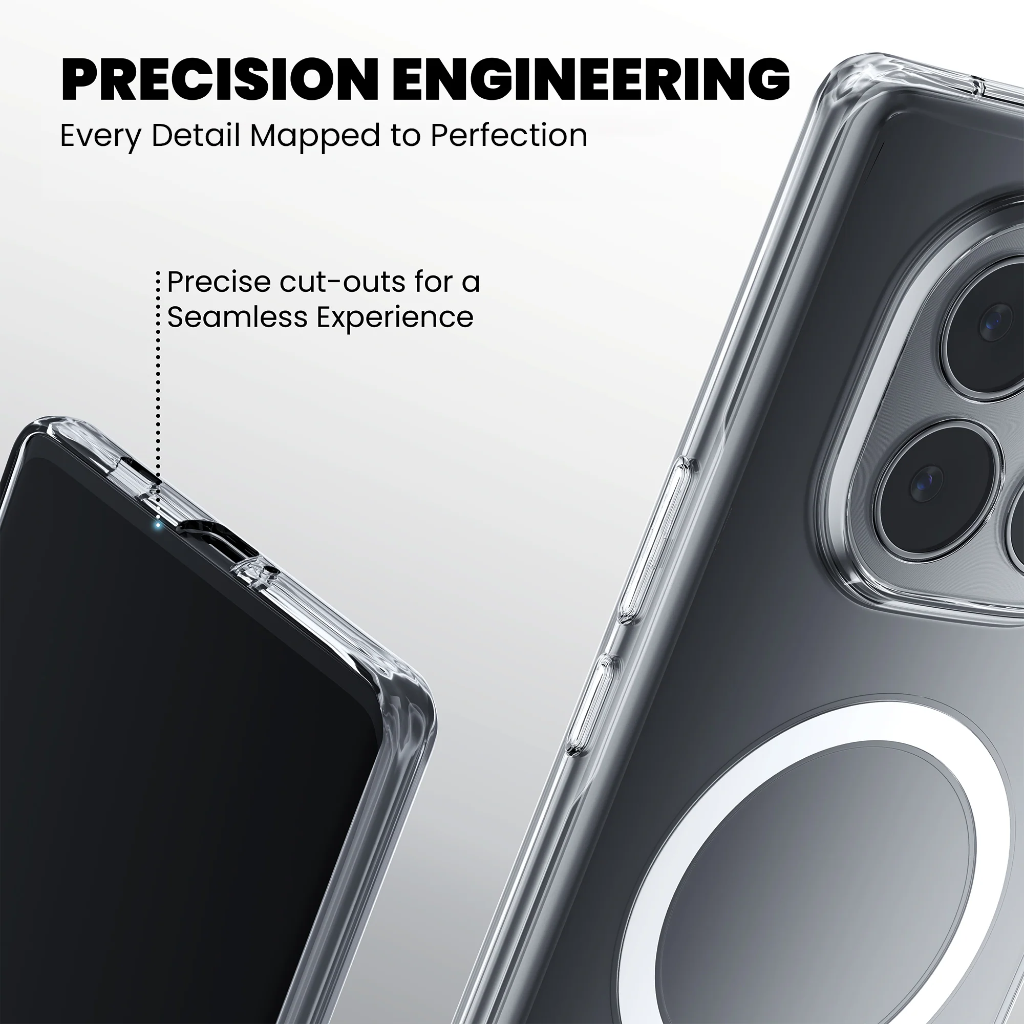 Anti-Yellow Magsafe Clear Case - Redmi Note 14 Pro Plus 5G - Image 9