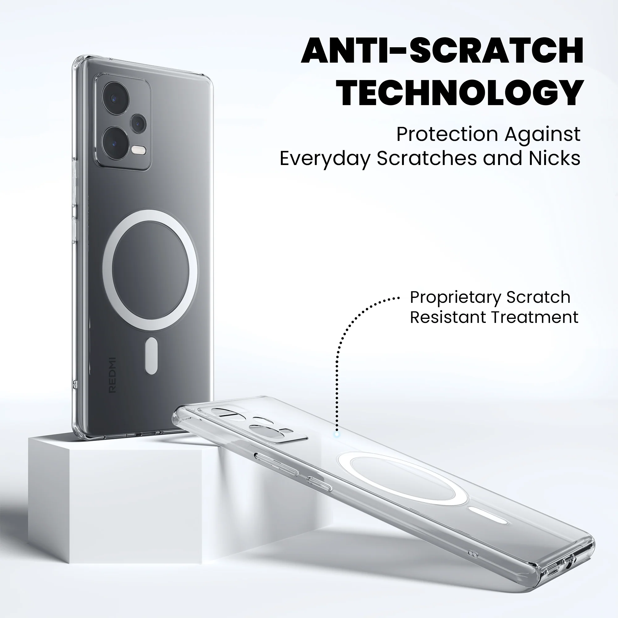 Anti-Yellow Magsafe Clear Case - Redmi Note 14 SE 5G - Image 7