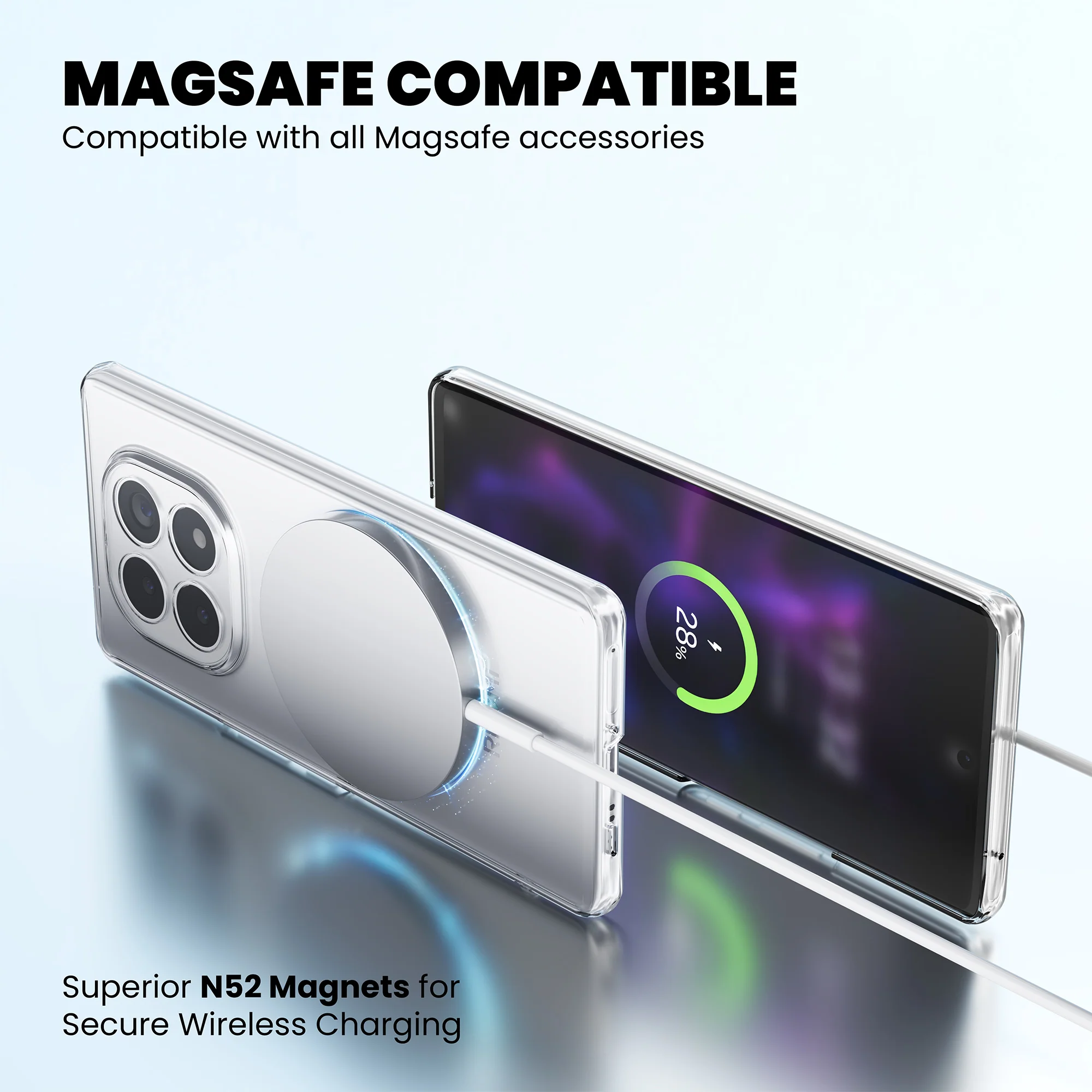 Anti-Yellow Magsafe Clear Case - Redmi Note 15 5G - Image 8