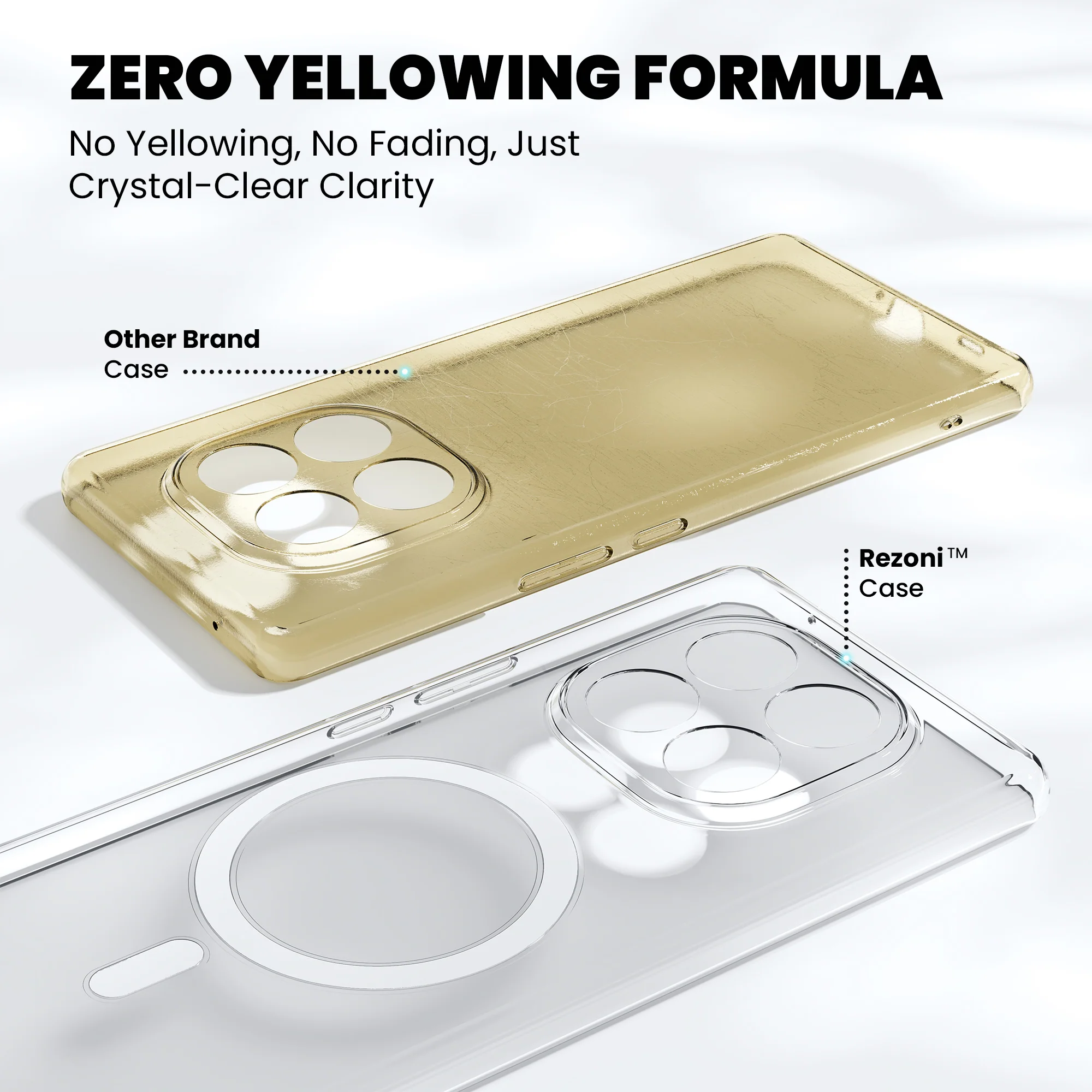 Anti-Yellow Magsafe Clear Case - Redmi - Image 4