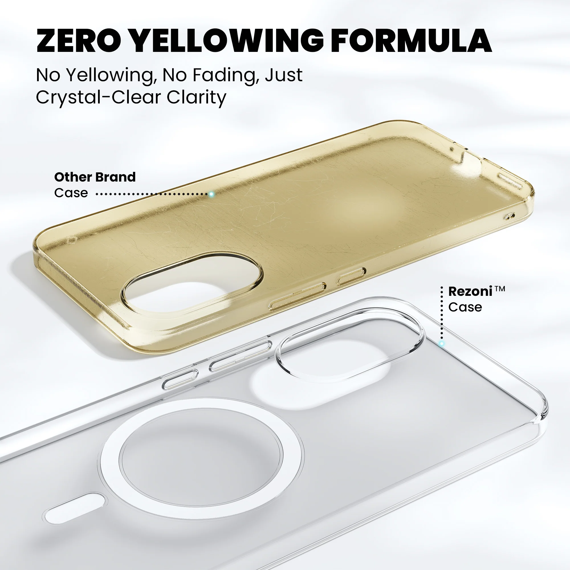 Anti-Yellow Magsafe Clear Case - Redmi Note 8 - Image 4