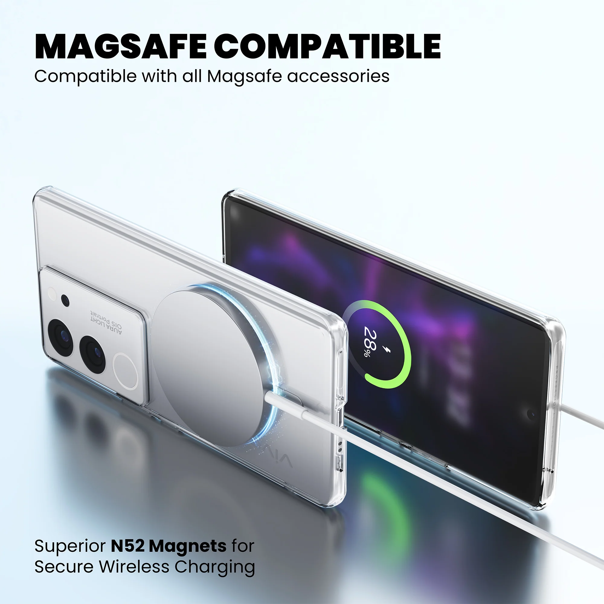 Anti-Yellow Magsafe Clear Case - Vivo T3 5G - Image 8