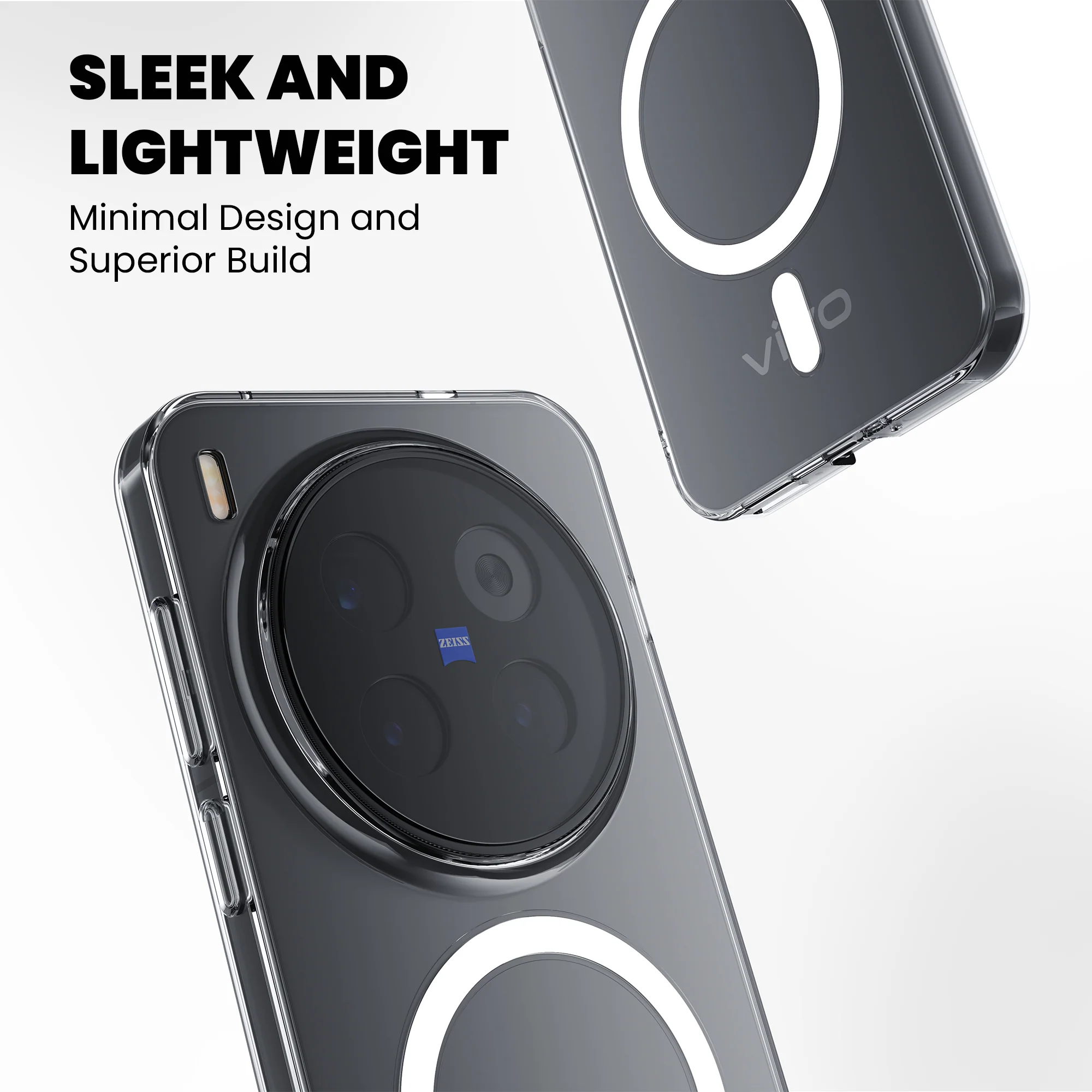 Anti-Yellow Magsafe Clear Case - Vivo T3 Pro 5G - Image 2