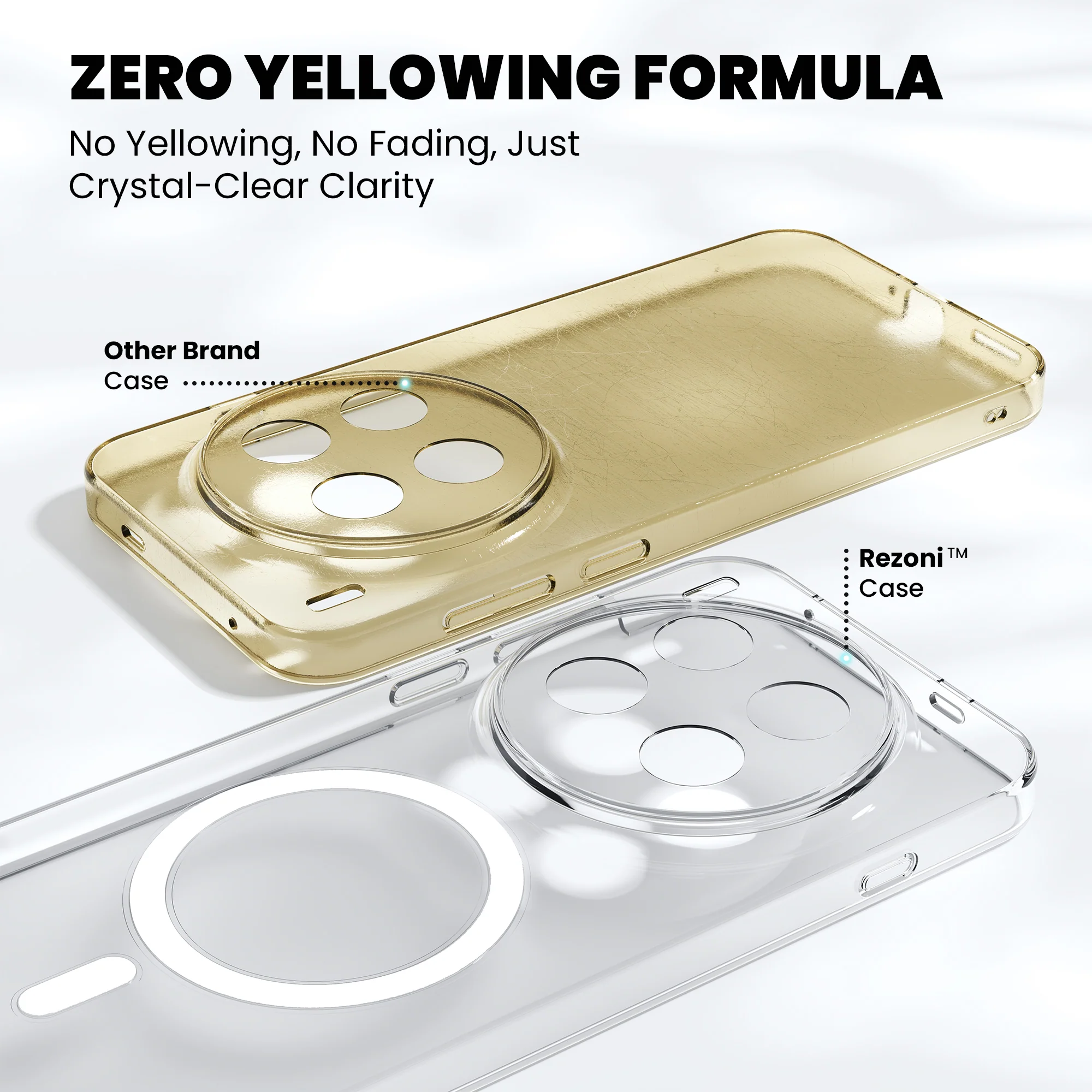 Anti-Yellow Magsafe Clear Case - Vivo T3x 5G - Image 4
