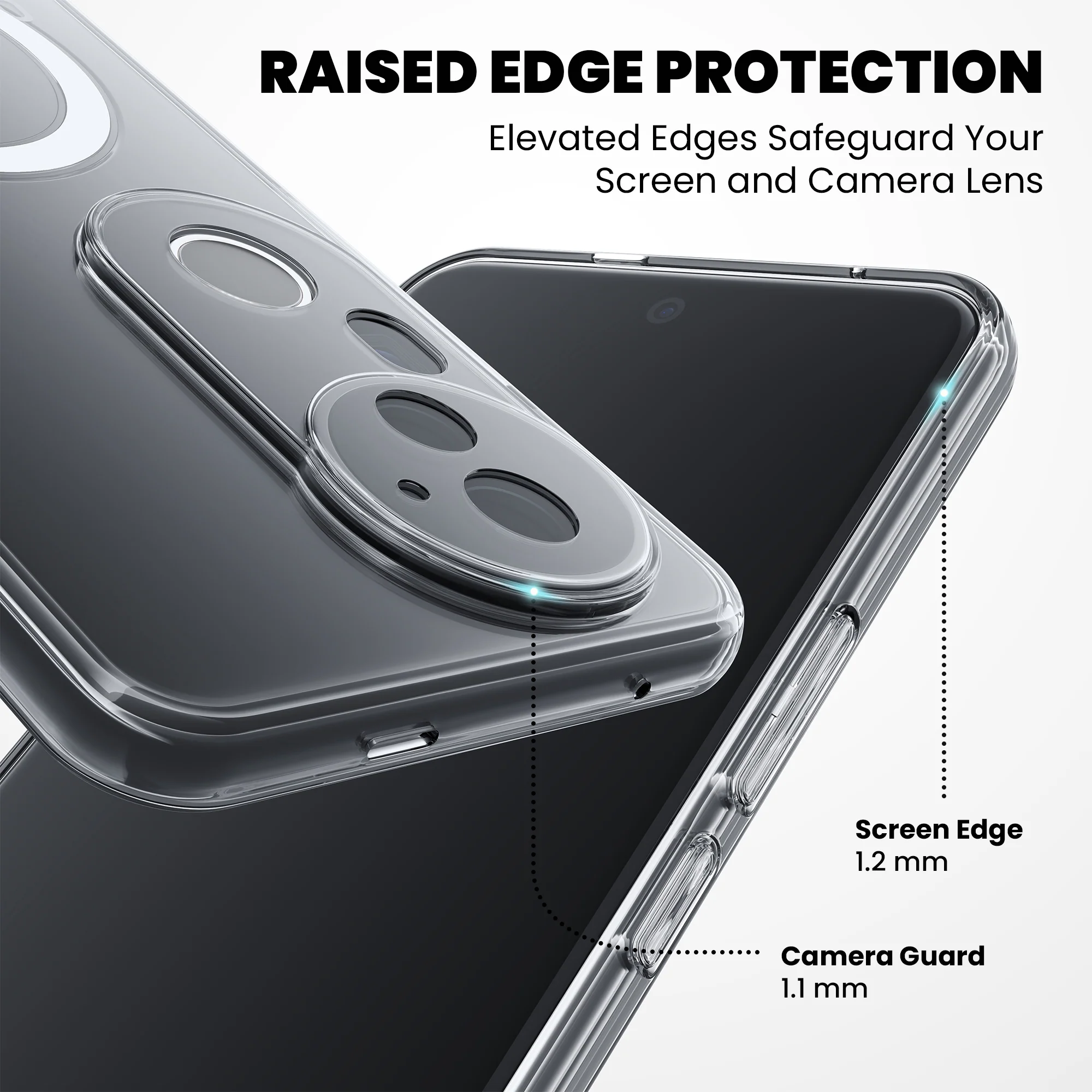 Anti-Yellow Magsafe Clear Case - Vivo T4 Ultra - Image 6