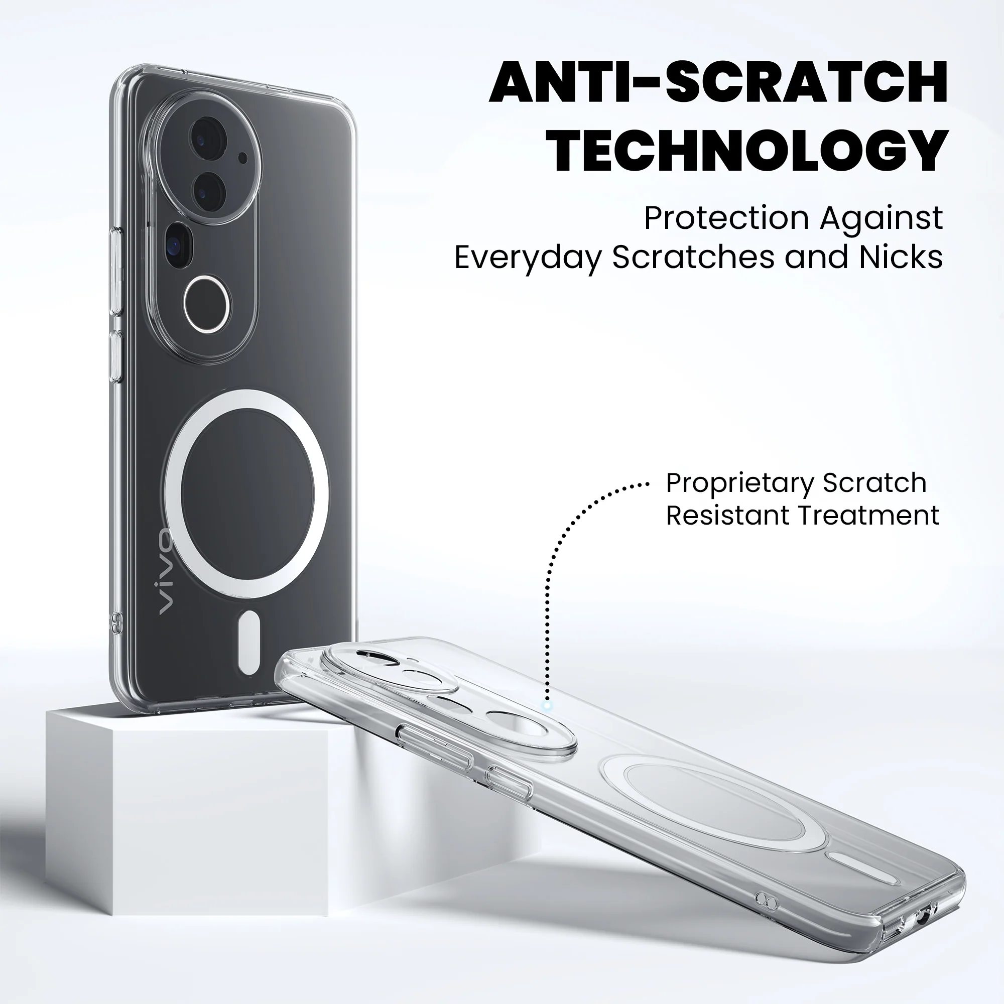 Anti-Yellow Magsafe Clear Case - Vivo T4R - Image 7