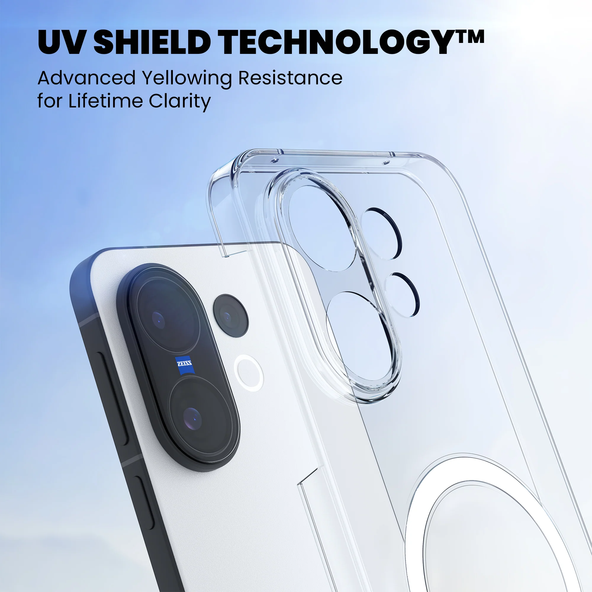 Anti-Yellow Magsafe Clear Case - Vivo V17 Pro - Image 3