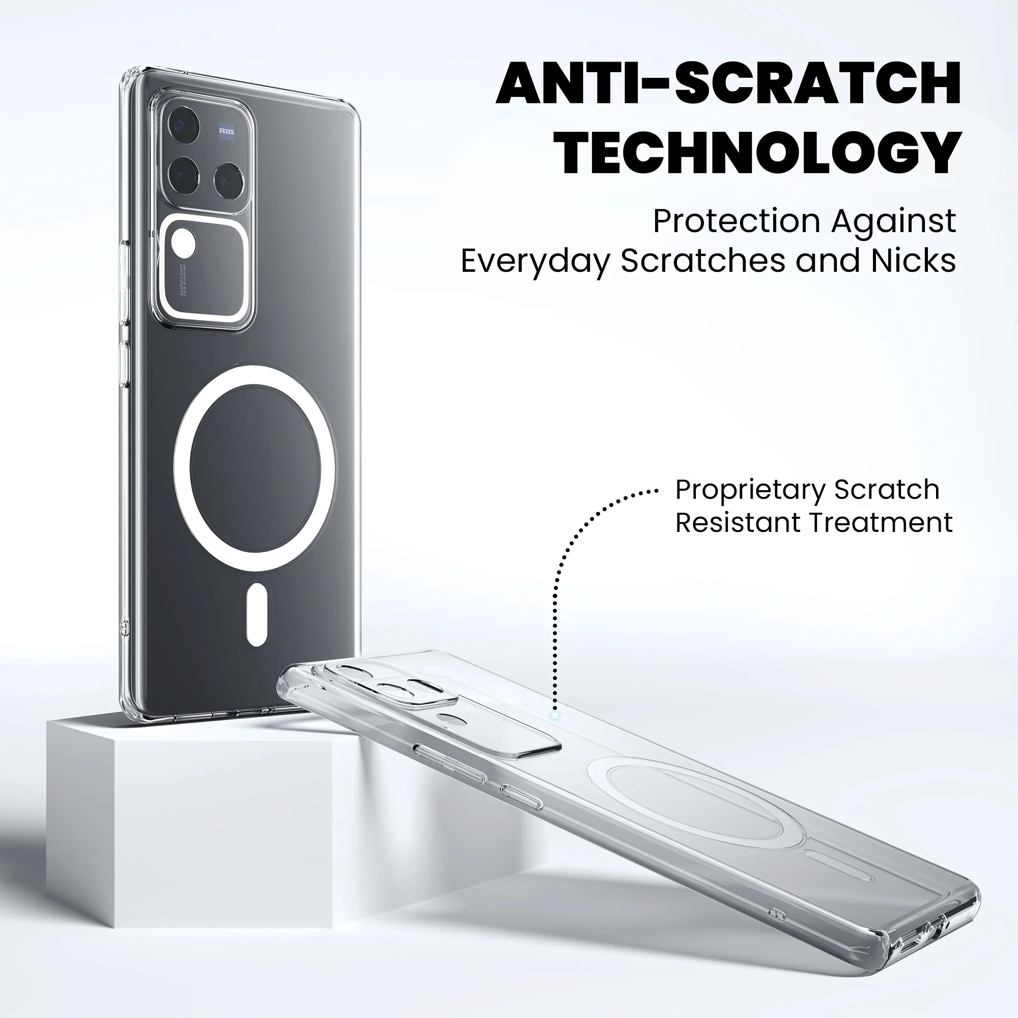 Anti-Yellow Magsafe Clear Case - Vivo V20 - Image 7