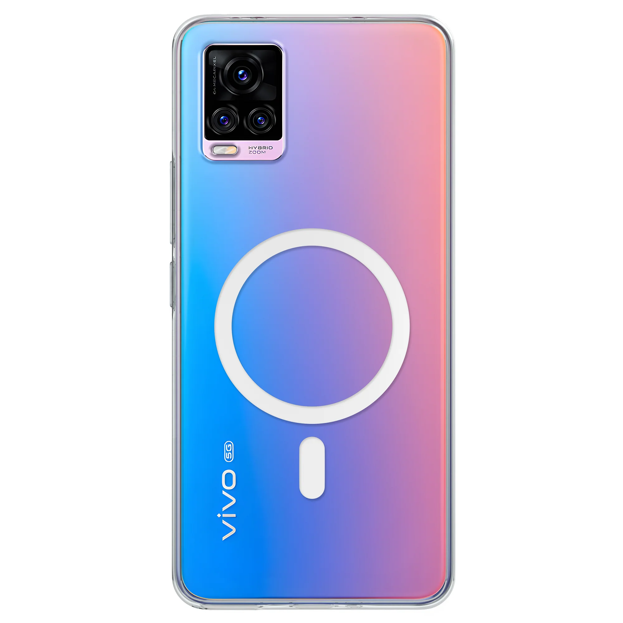 Anti-Yellow Magsafe Clear Case - Vivo V20 Pro