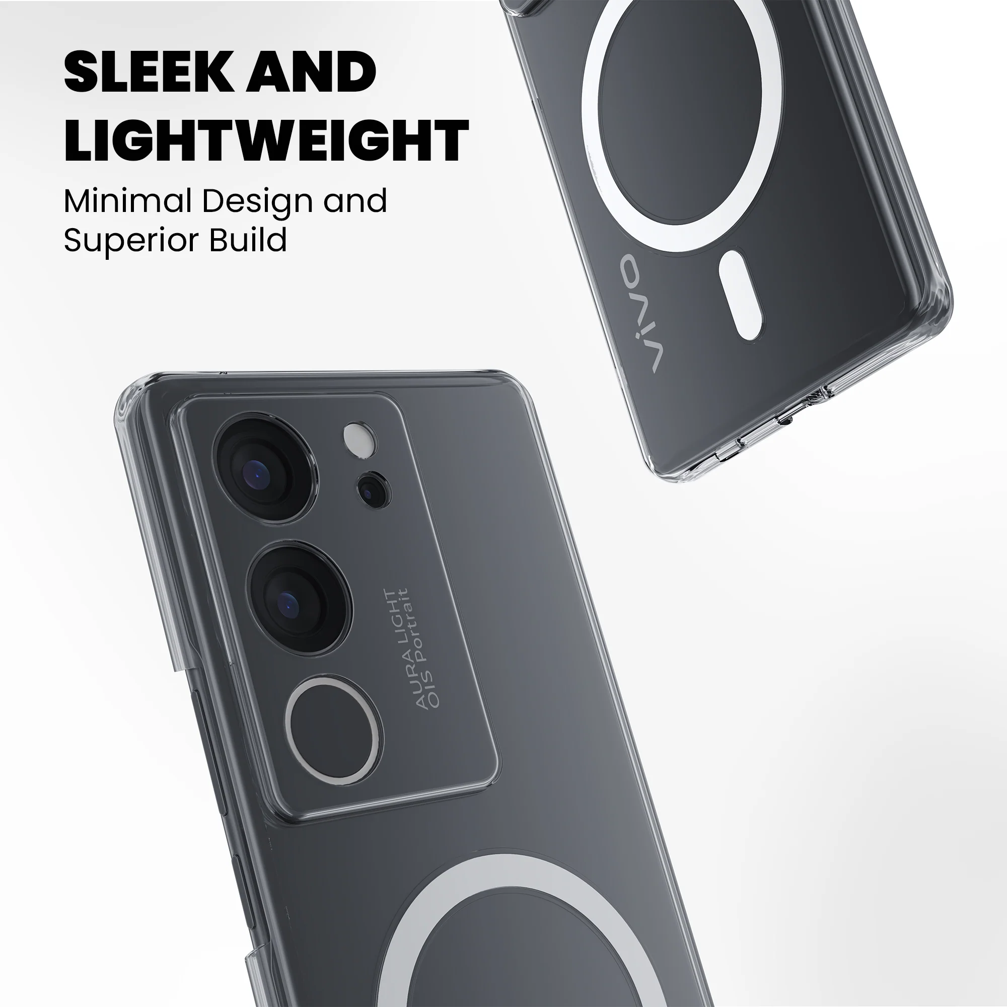Anti-Yellow Magsafe Clear Case - Vivo V29 - Image 2
