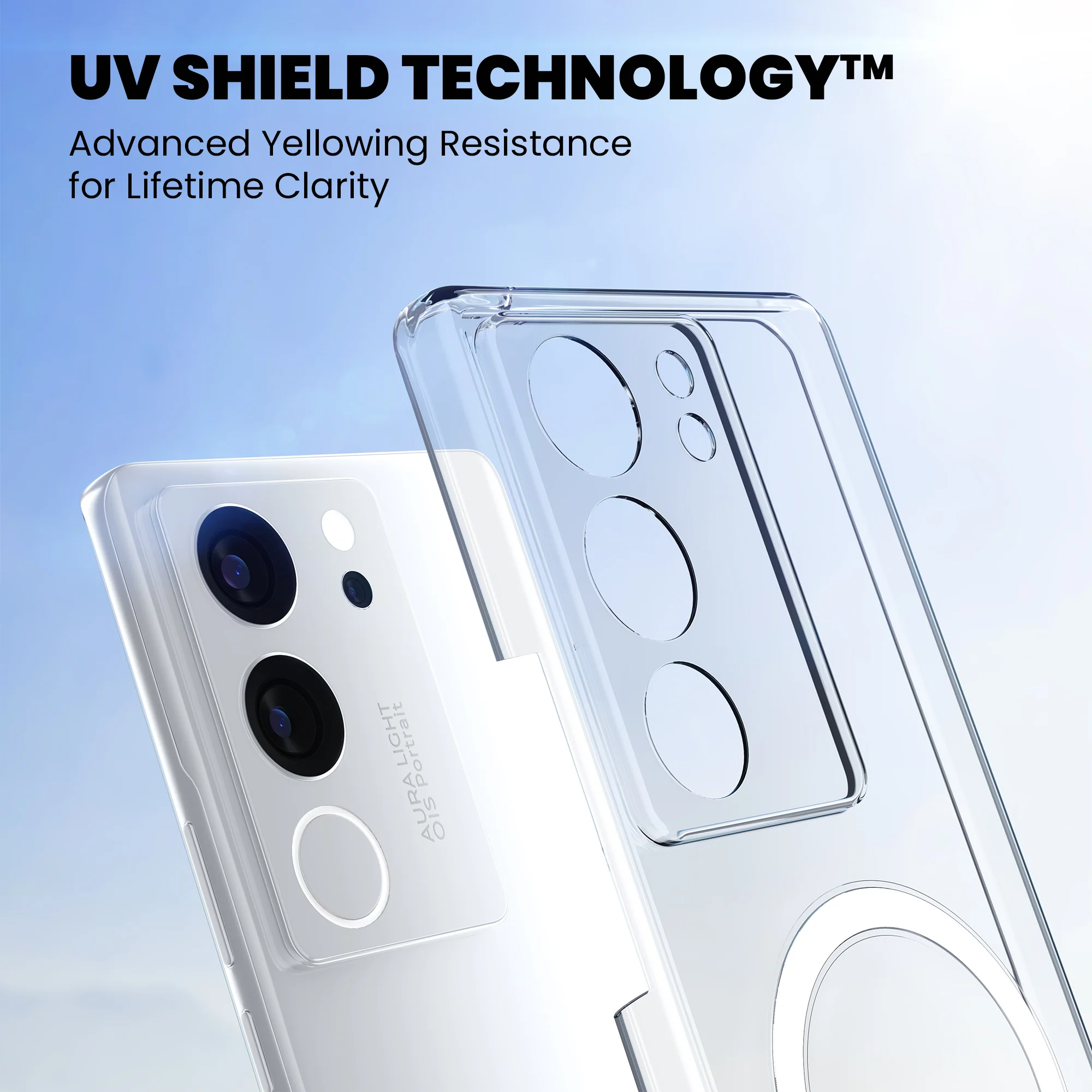 Anti-Yellow Magsafe Clear Case - Vivo V29e 5G - Image 3