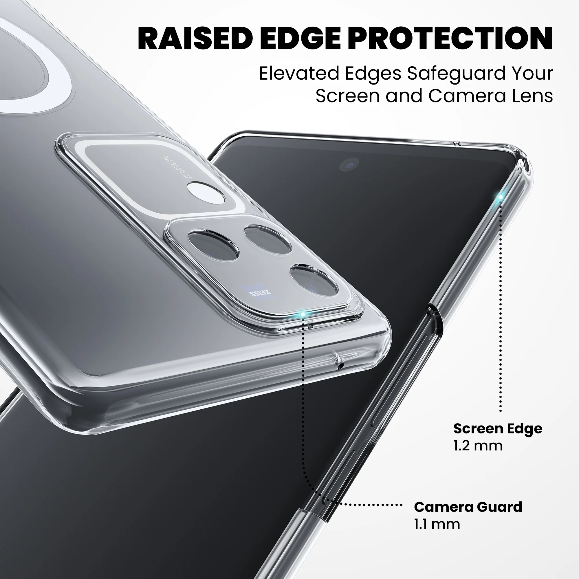 Anti-Yellow Magsafe Clear Case - Vivo V30 - Image 6