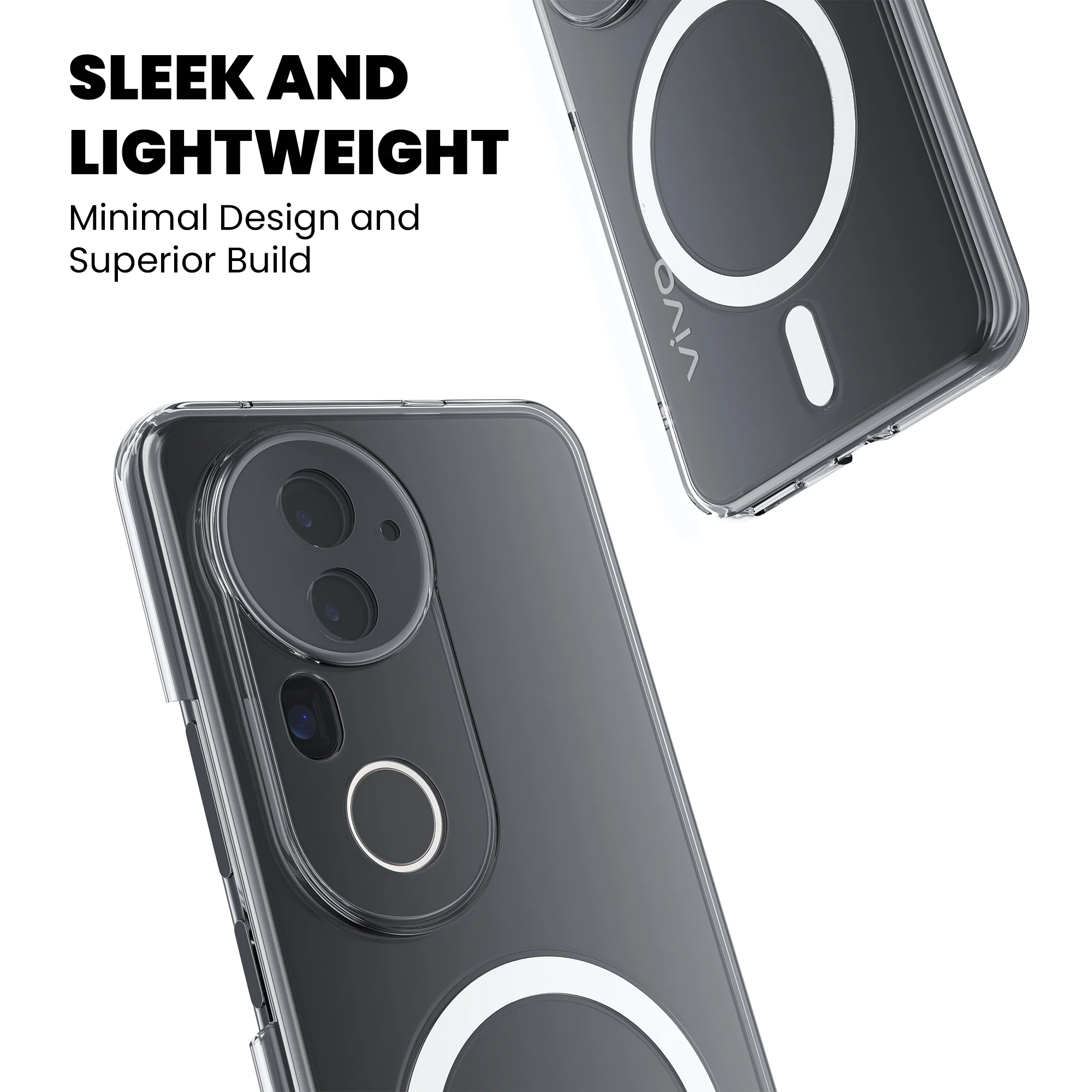 Anti-Yellow Magsafe Clear Case - Vivo V40 - Image 2