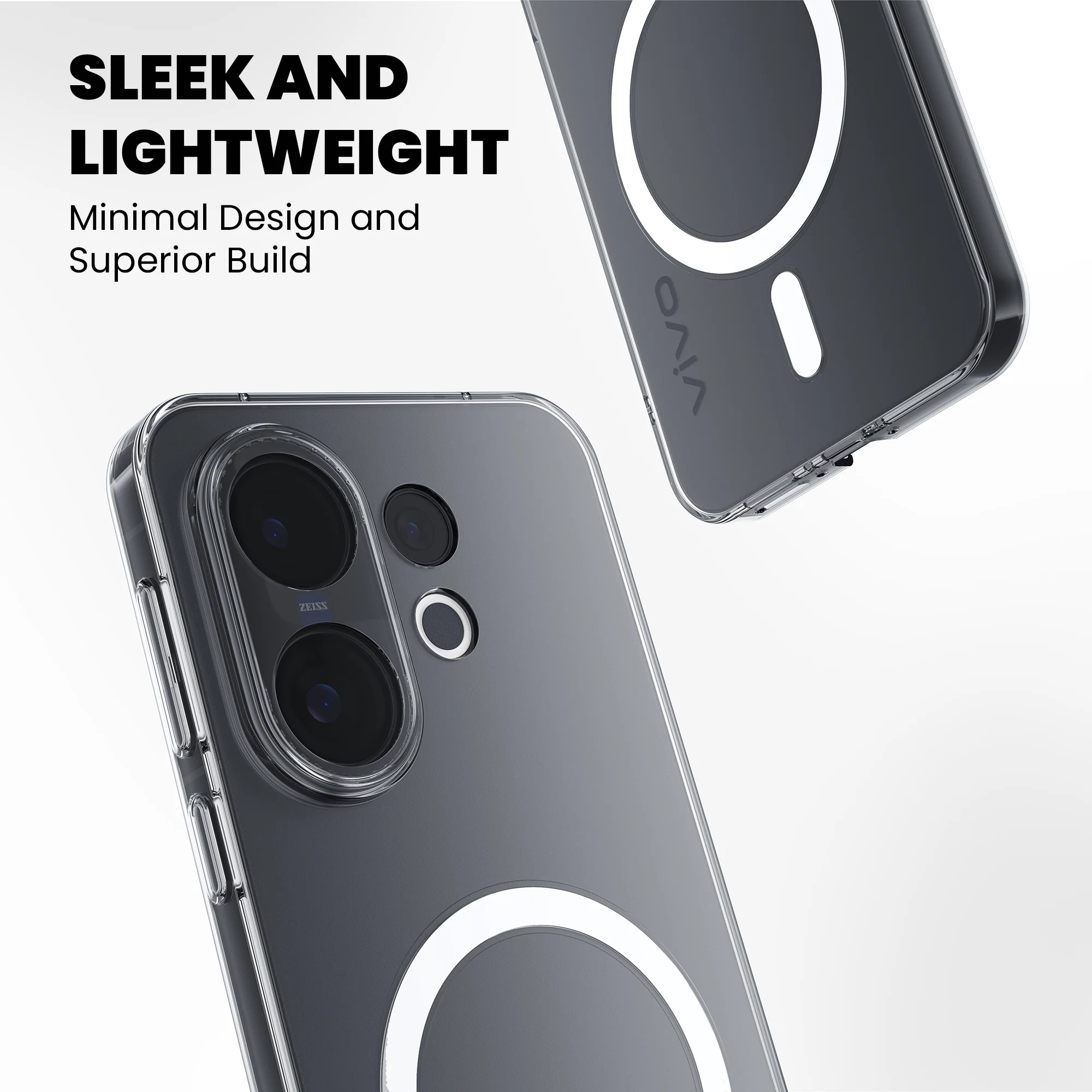 Anti-Yellow Magsafe Clear Case - Vivo V60 - Image 2