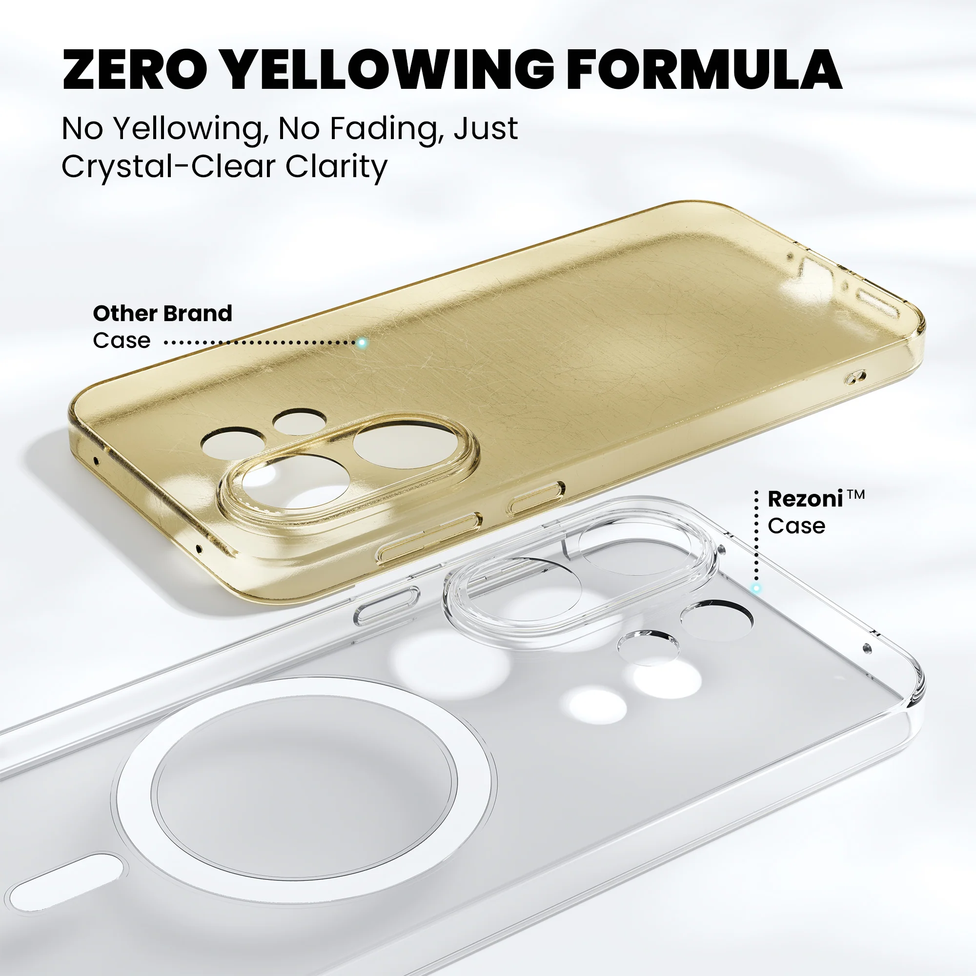 Anti-Yellow Magsafe Clear Case - Vivo V60e - Image 4