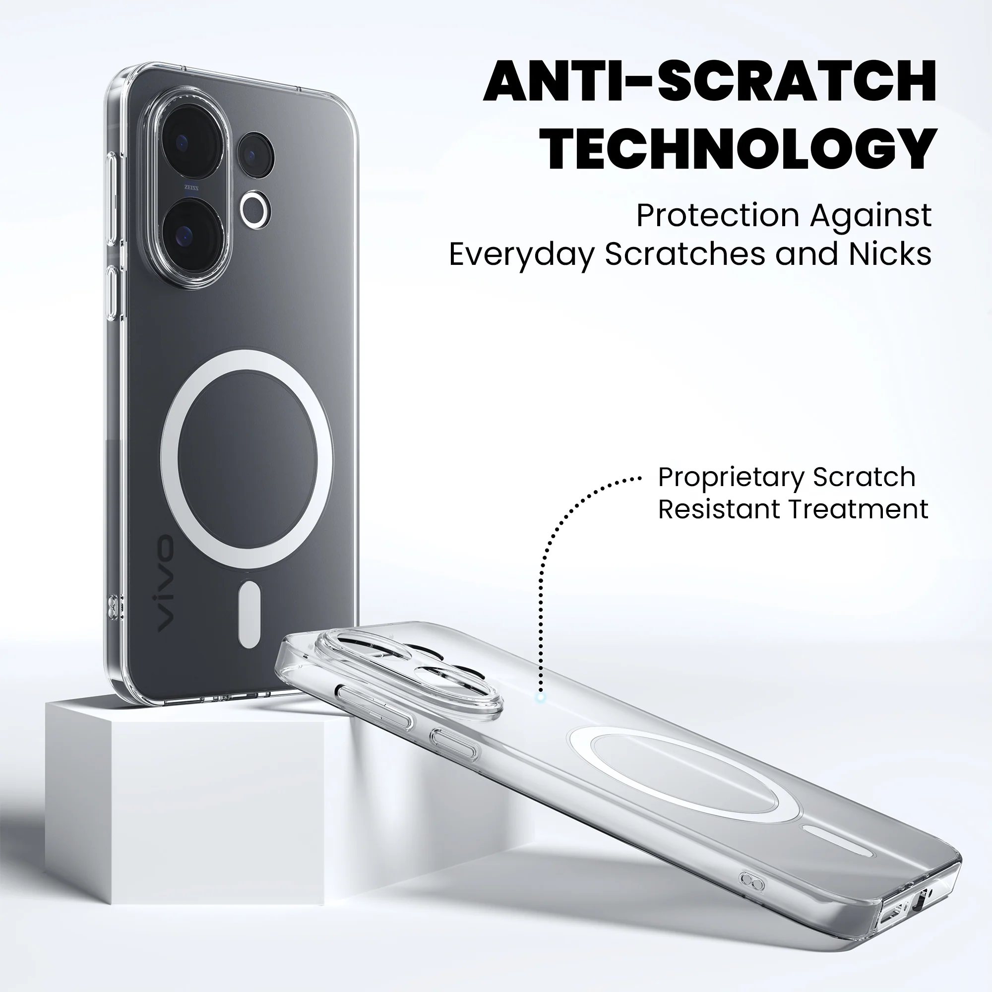 Anti-Yellow Magsafe Clear Case - Vivo V60e - Image 7