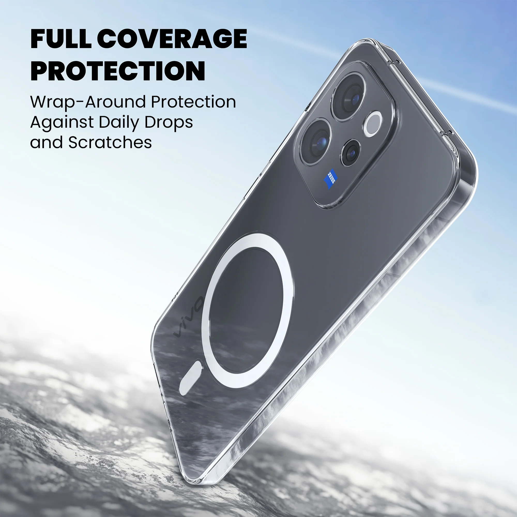Anti-Yellow Magsafe Clear Case - Vivo V70 - Image 5