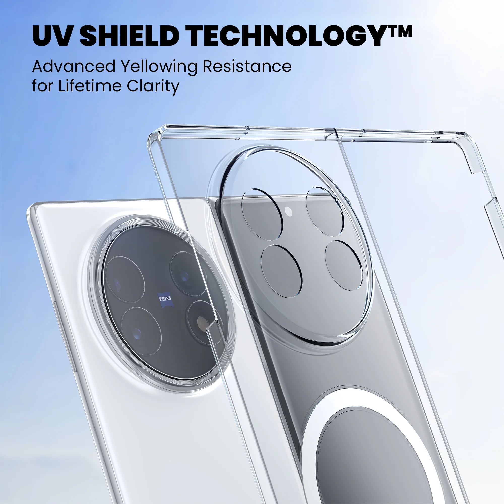 Anti-Yellow Magsafe Clear Case - Vivo X Fold 3 Pro - Image 3