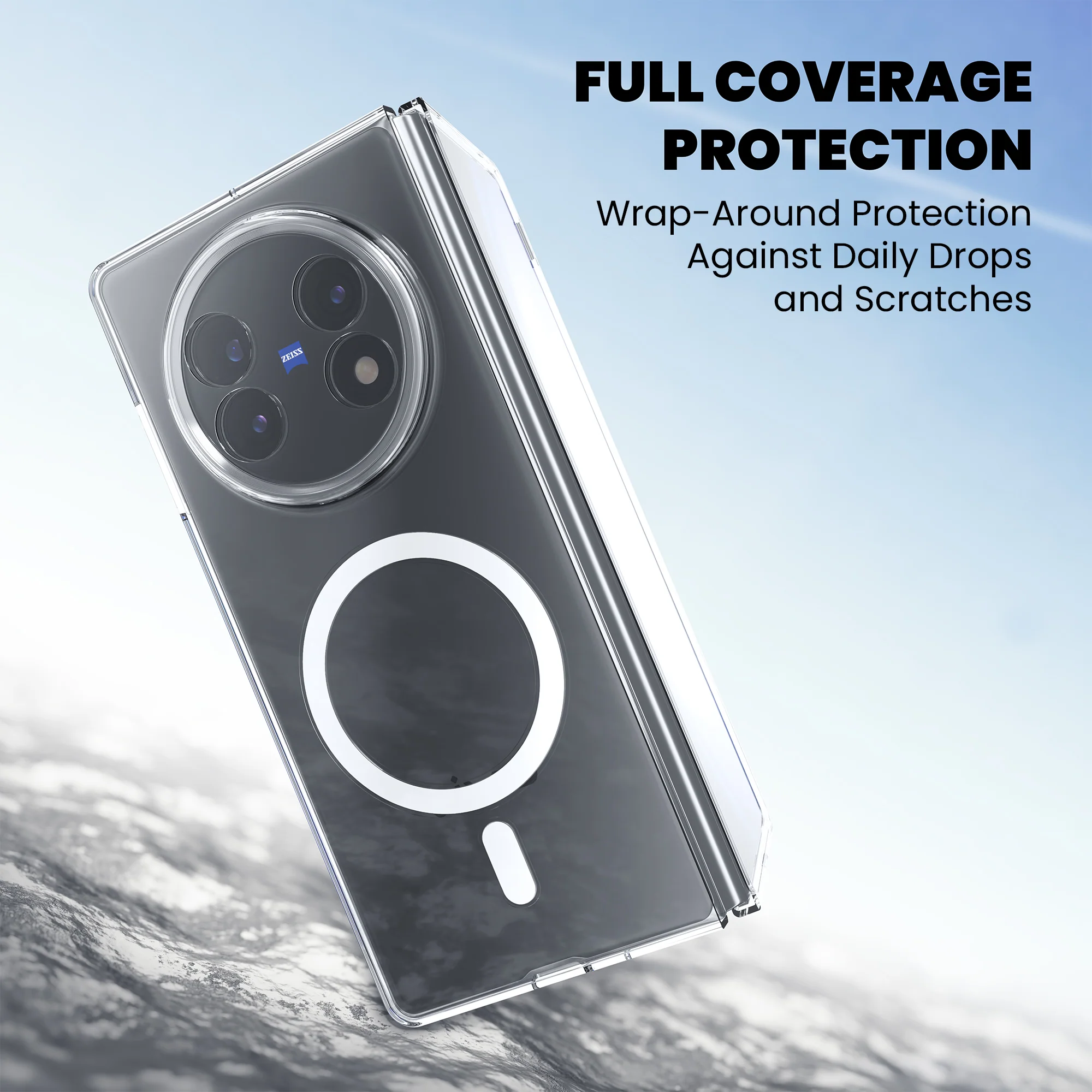 Anti-Yellow Magsafe Clear Case - Vivo X Fold 3 Pro - Image 5