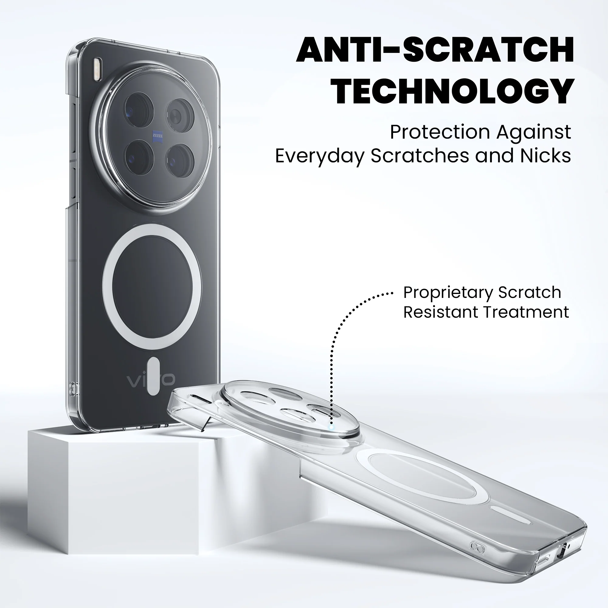 Anti-Yellow Magsafe Clear Case - Vivo X90 - Image 7