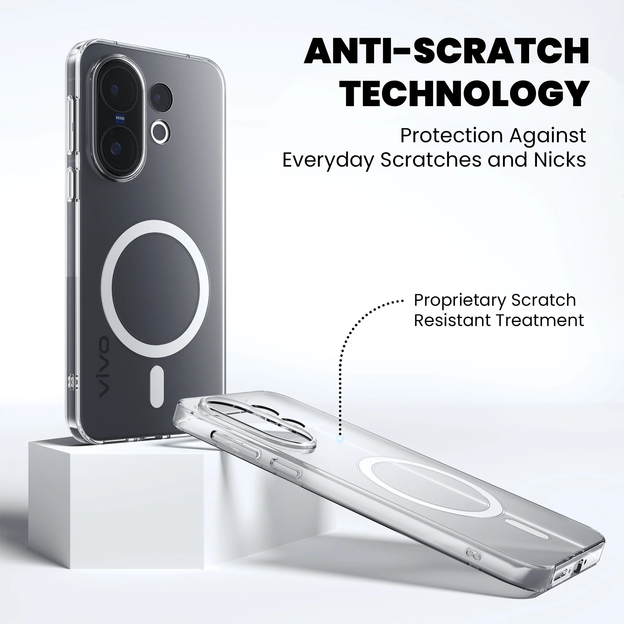 Anti-Yellow Magsafe Clear Case - Vivo Y19e - Image 7