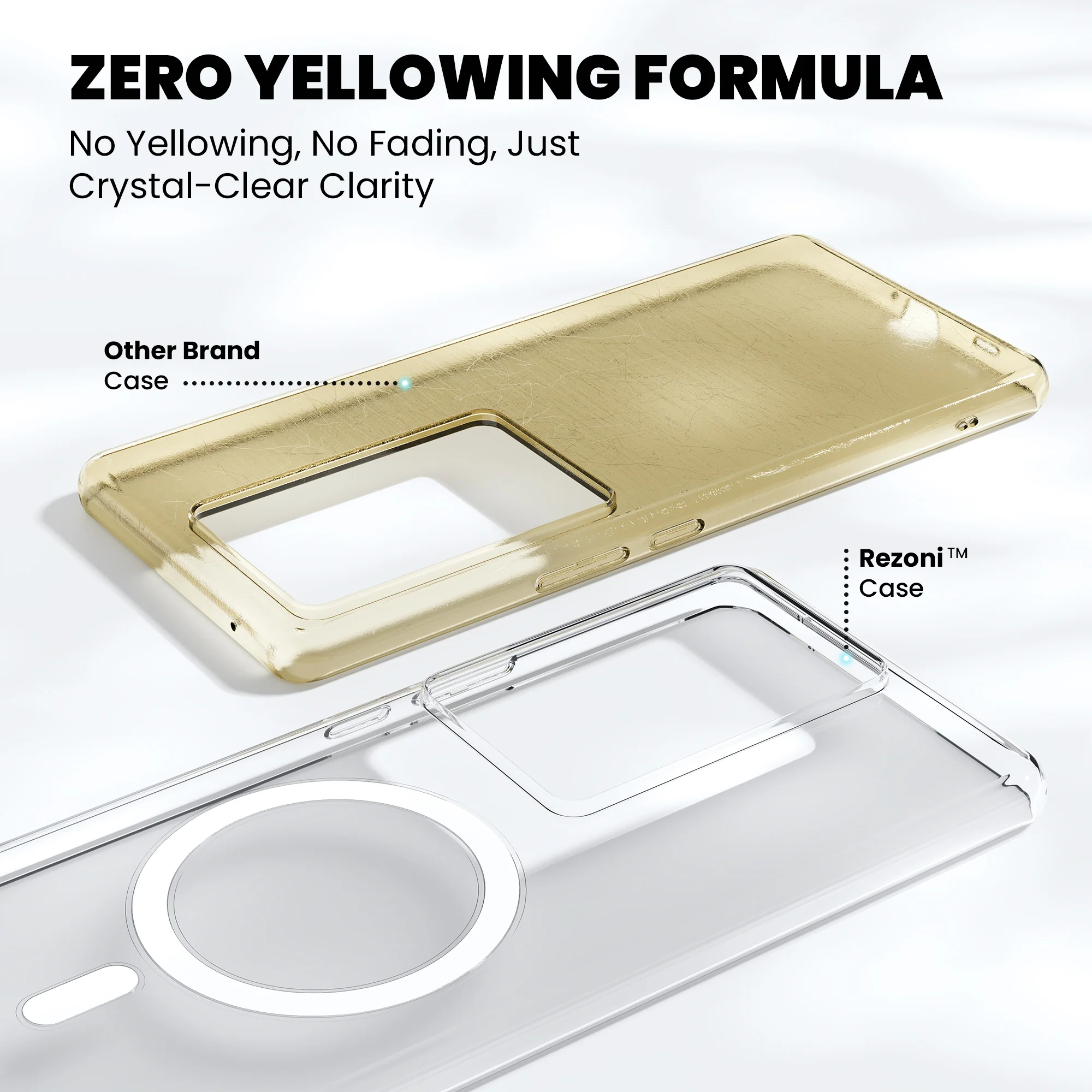Anti-Yellow Magsafe Clear Case - Vivo Y200 5G - Image 4