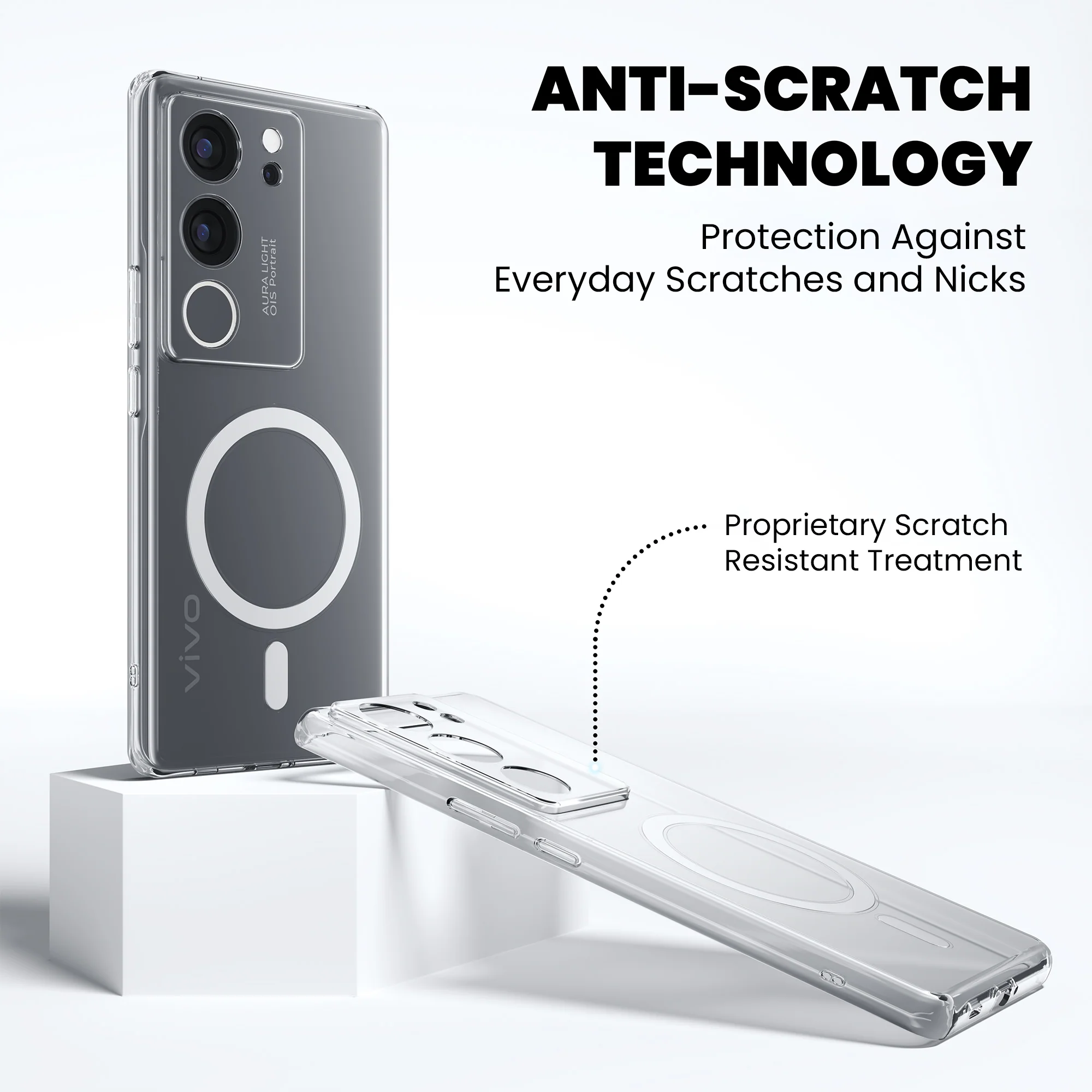 Anti-Yellow Magsafe Clear Case - Vivo Y28e 5G - Image 7