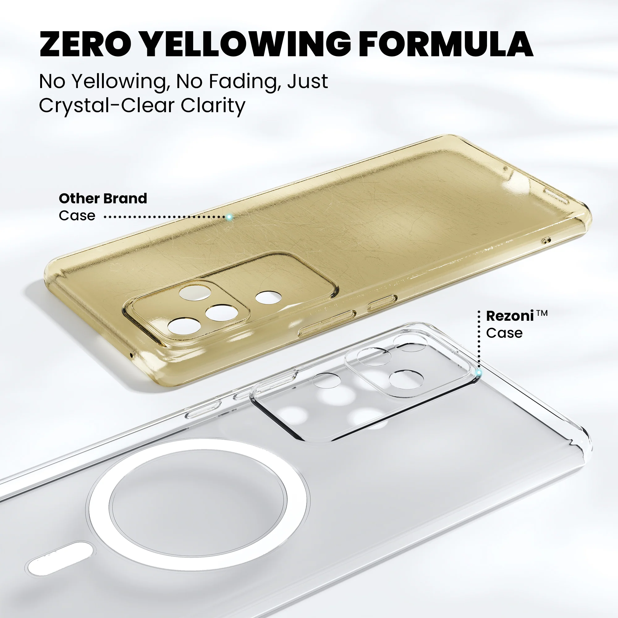 Anti-Yellow Magsafe Clear Case - Vivo Y51 - Image 3