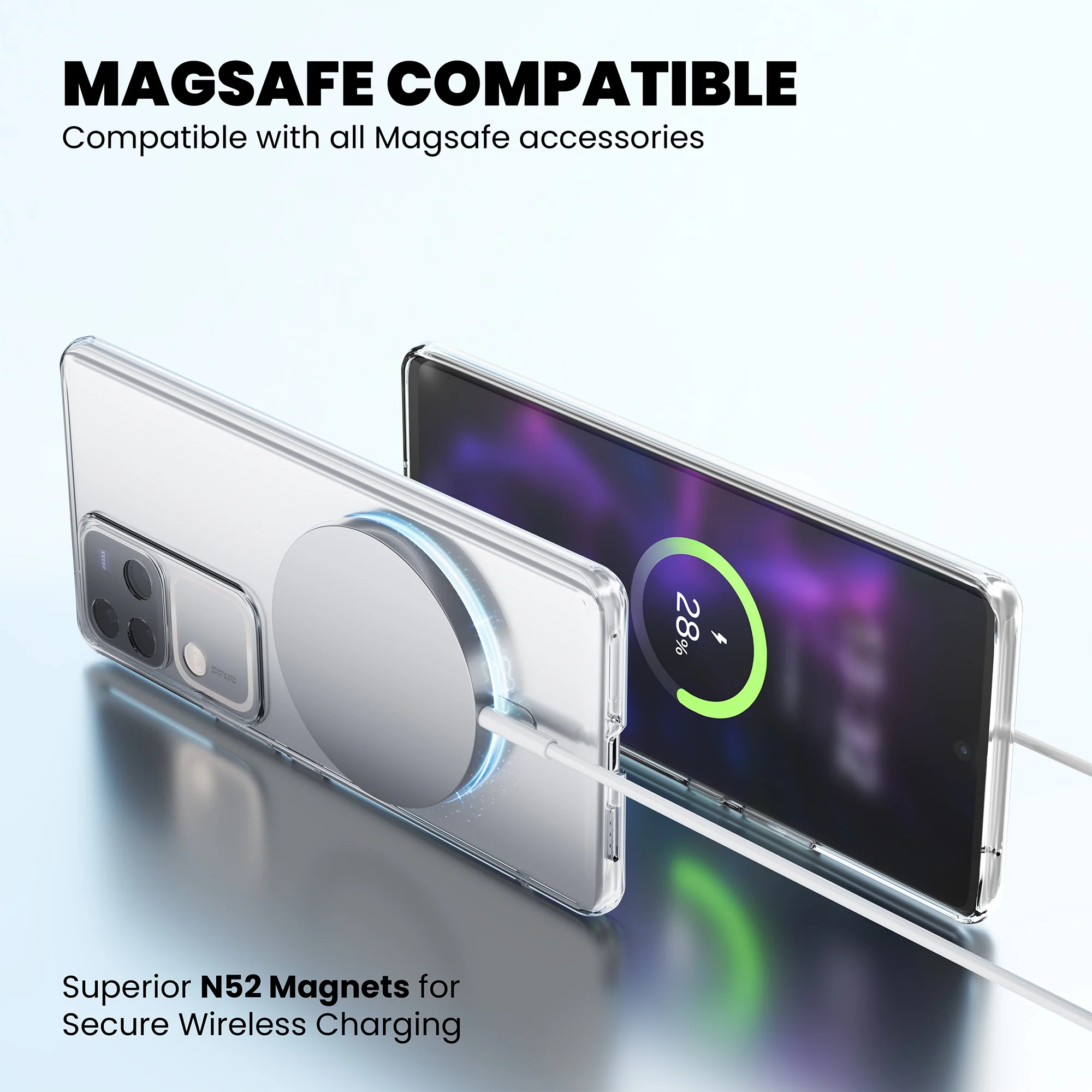Anti-Yellow Magsafe Clear Case - Vivo Y51 - Image 7