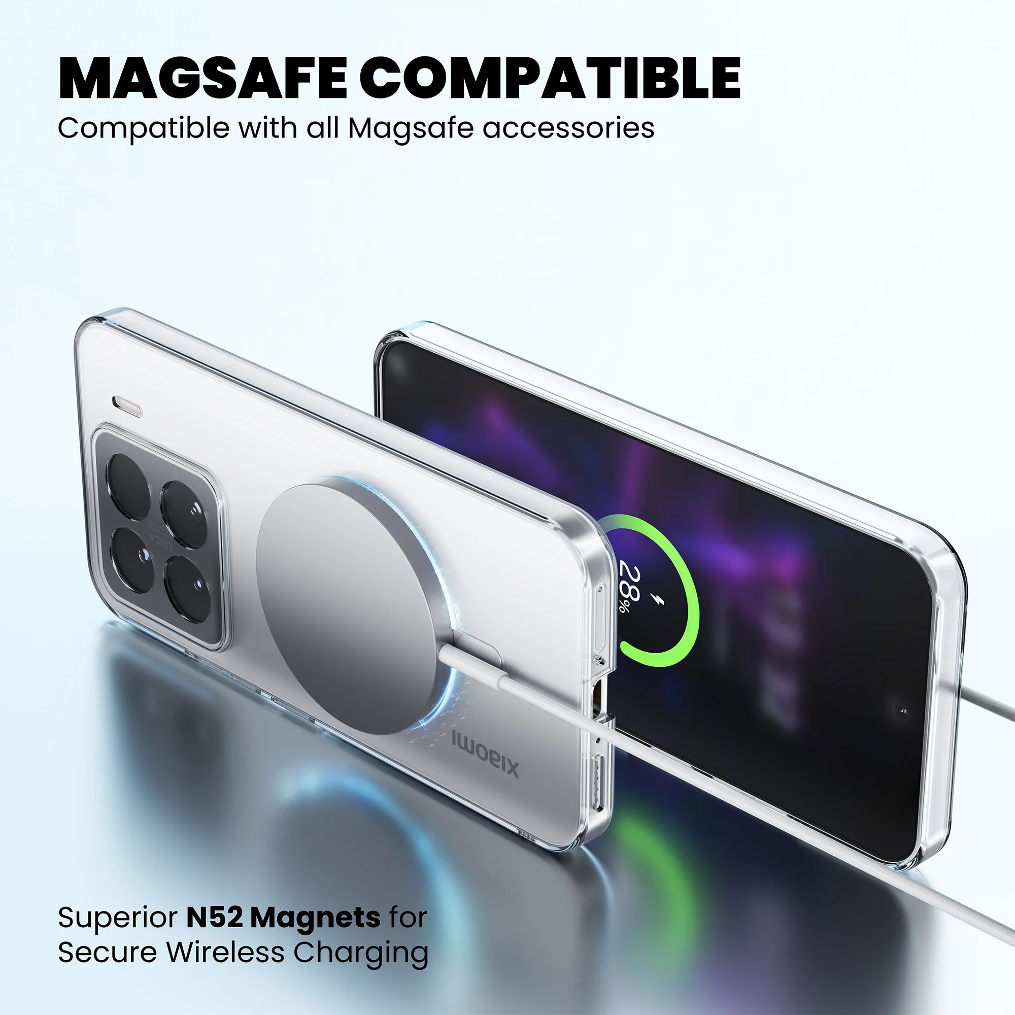 Anti-Yellow Magsafe Clear Case Xiaomi - Image 179