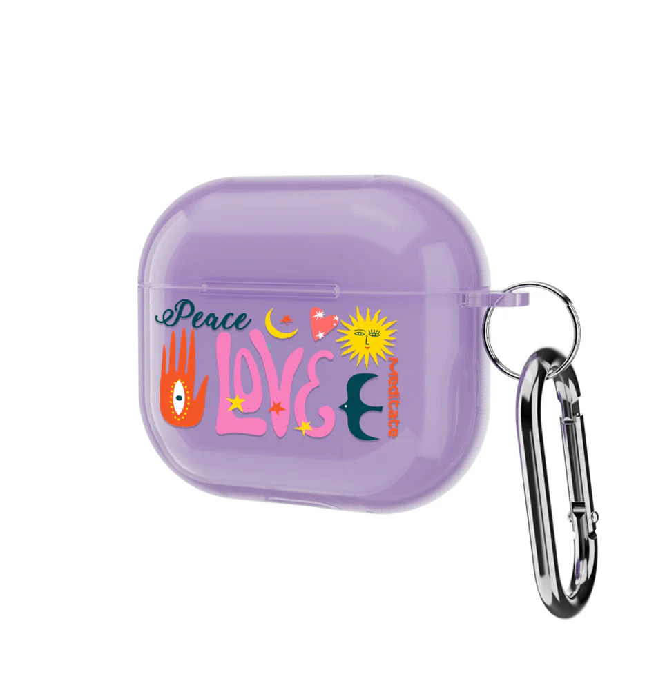 Peace Love Meditate - AirPods Gen 3 - Image 8