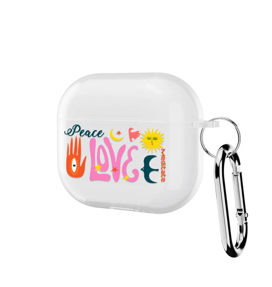 Peace Love Meditate - AirPods Gen 3 - Image 8